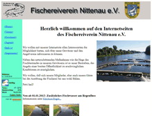 Tablet Screenshot of fischereiverein-nittenau.de